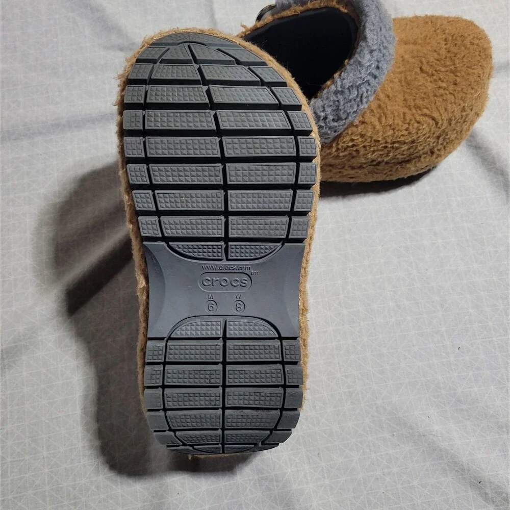 Crocs • Lil NAS X • Mega Crush • Sherpa Platform Clog Shoes • Unisex Size M6 W8